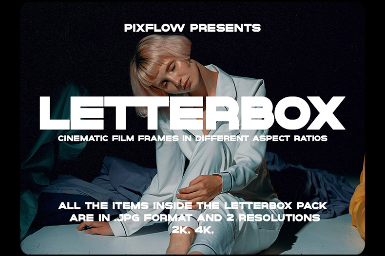 Pixflow – Letterbox Film Frames JPG V.2