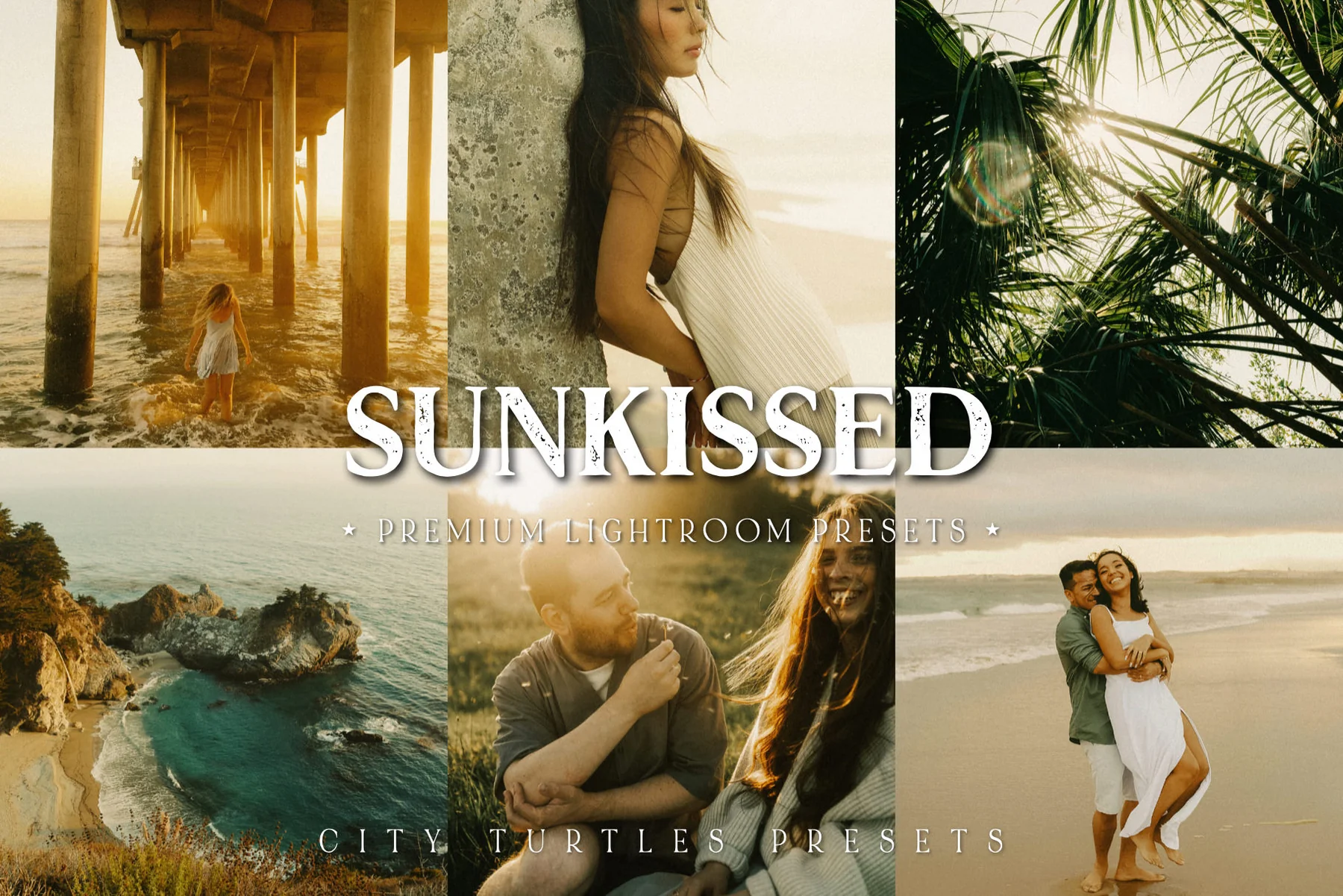 CityTurtles – SUNKISSED Moody Warm Film Lightroom Presets for Desktop & Mobile