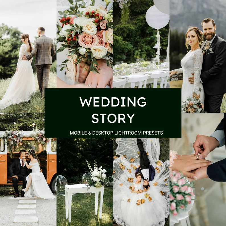 MEpresets – 10 Light & Airy Wedding Lightroom Presets
