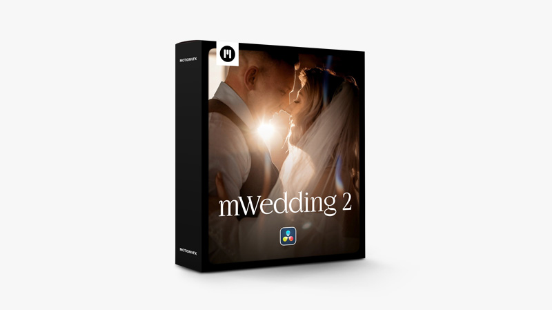 MotionVFX – mWedding 2 DVR — Wedding Video Essentials for DaVinci Resolve