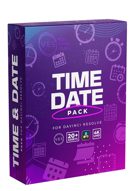 Video Editor Studio – Time & Date Pack