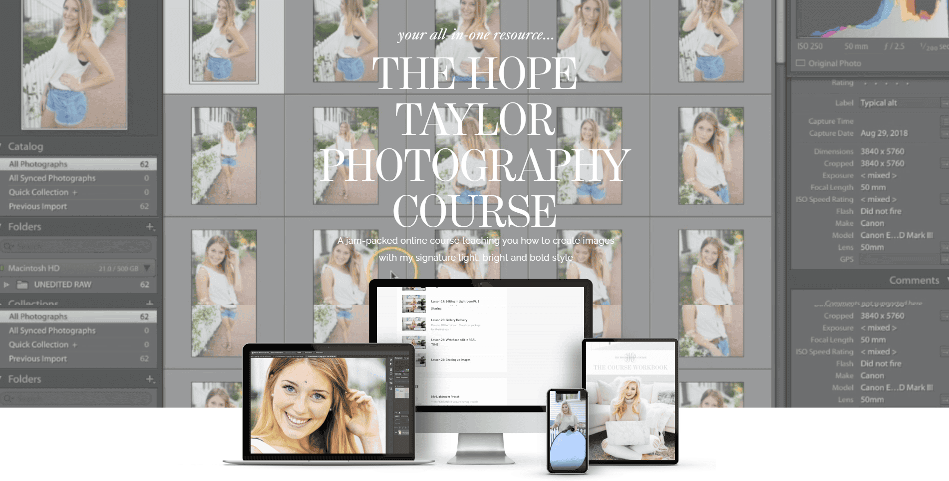 The Hope Taylor Photography Course