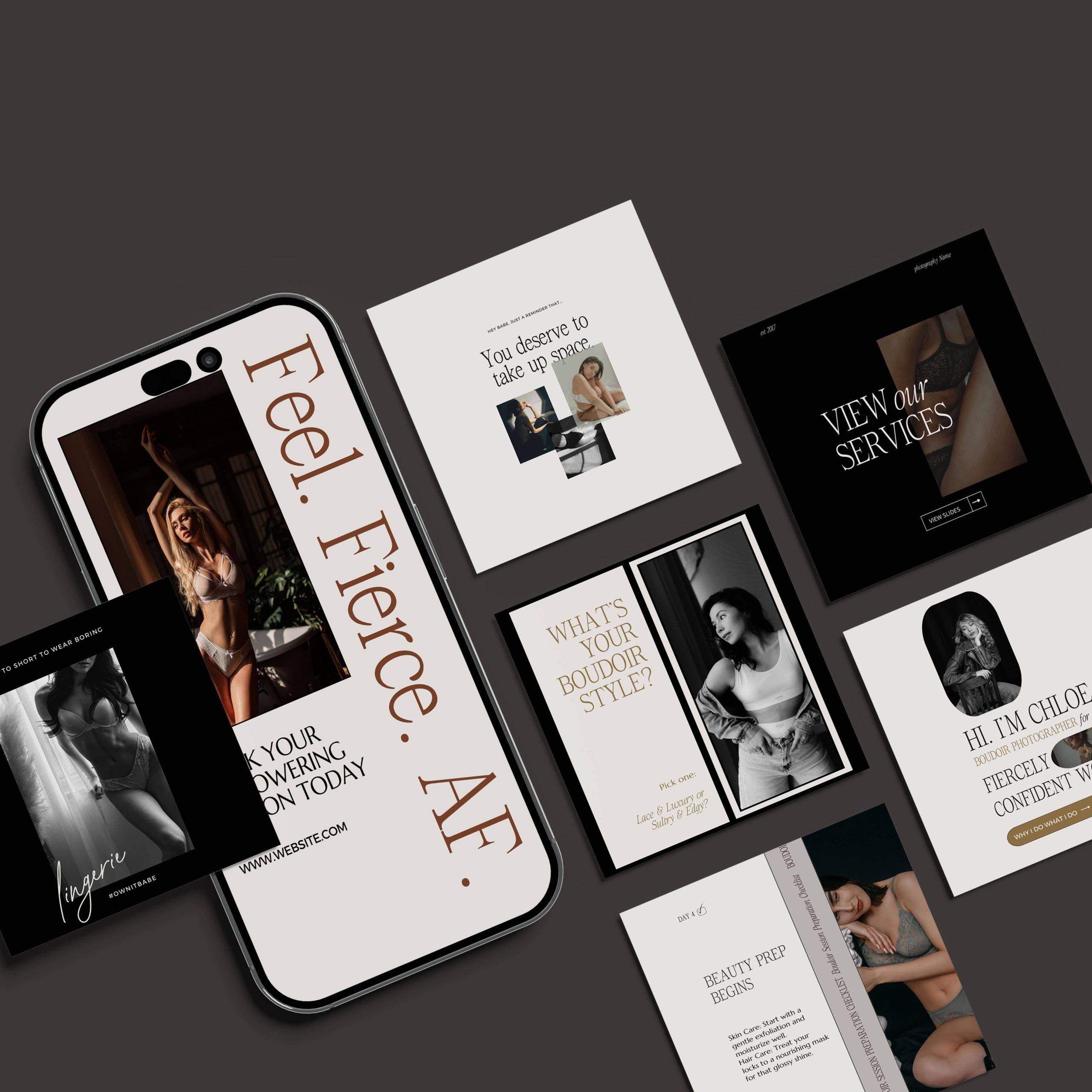 Ninth Avenue Studios – Instagram Templates for Boudoir Photographers