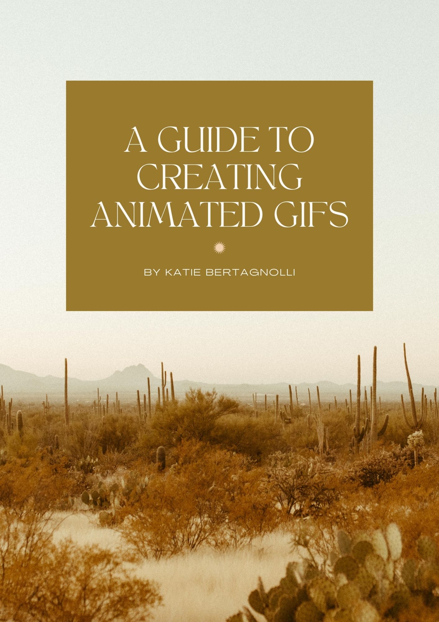 Katie Bertagnolli – Guide to Creating Animated GIFs