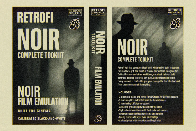 Retrofi — Complete Noir Film Emulation Toolkit