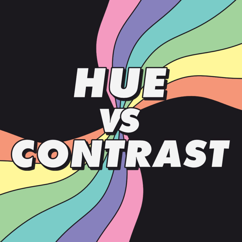 Iridescent Color – Hue vs Contrast