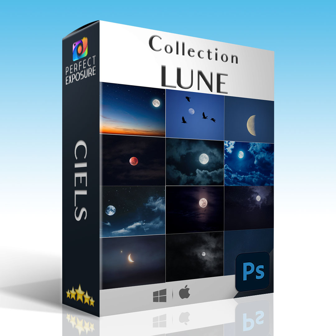 Perfect Exposure – 62 Ciels Lune Photoshop Luminar Collection