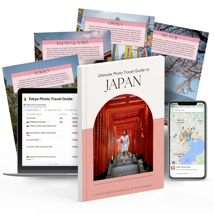 Tina’s Photo Travel Guides – Japan Photo Travel Guide