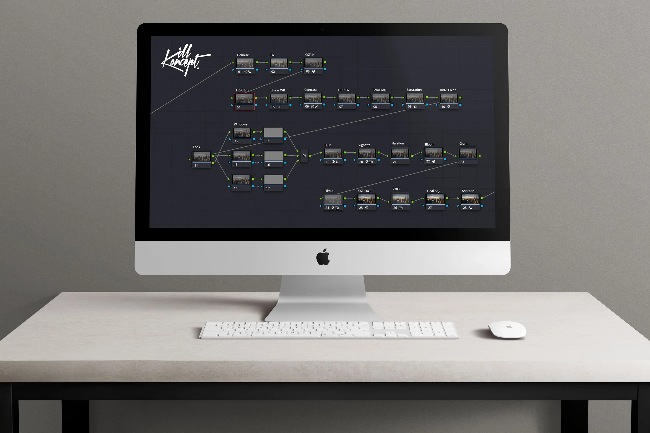 illKoncept – Cinematic Reality Powergrade – A Film-inspired Color Grading Workflow for DaVinci Resolve