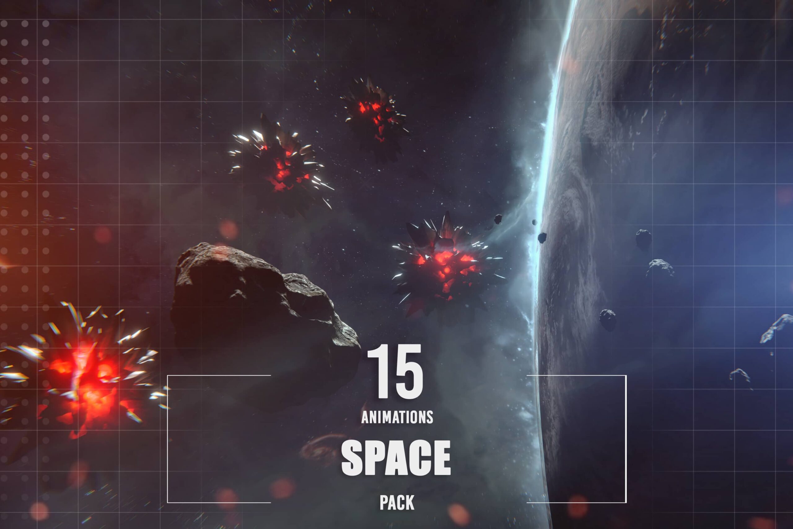 Eldamar Studio – 15 Space Animations Pack