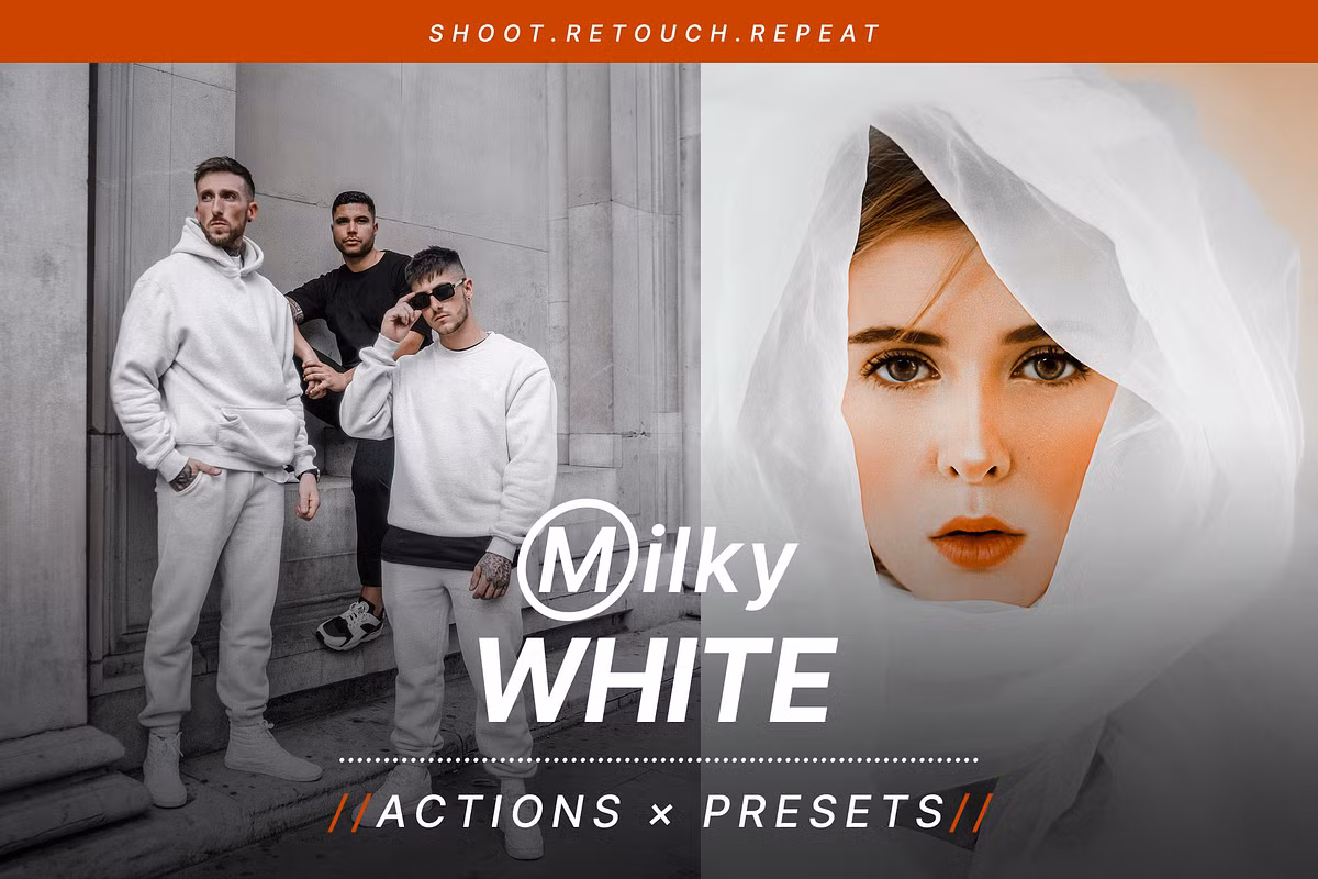 Hydrozi Presets – Milky White – Actions and Presets