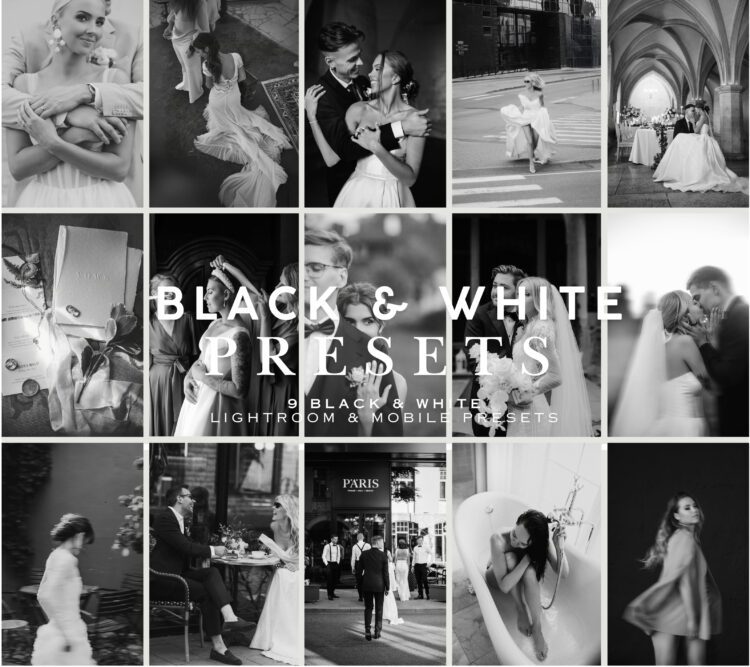 Laura Strandberg Presets: Black and White