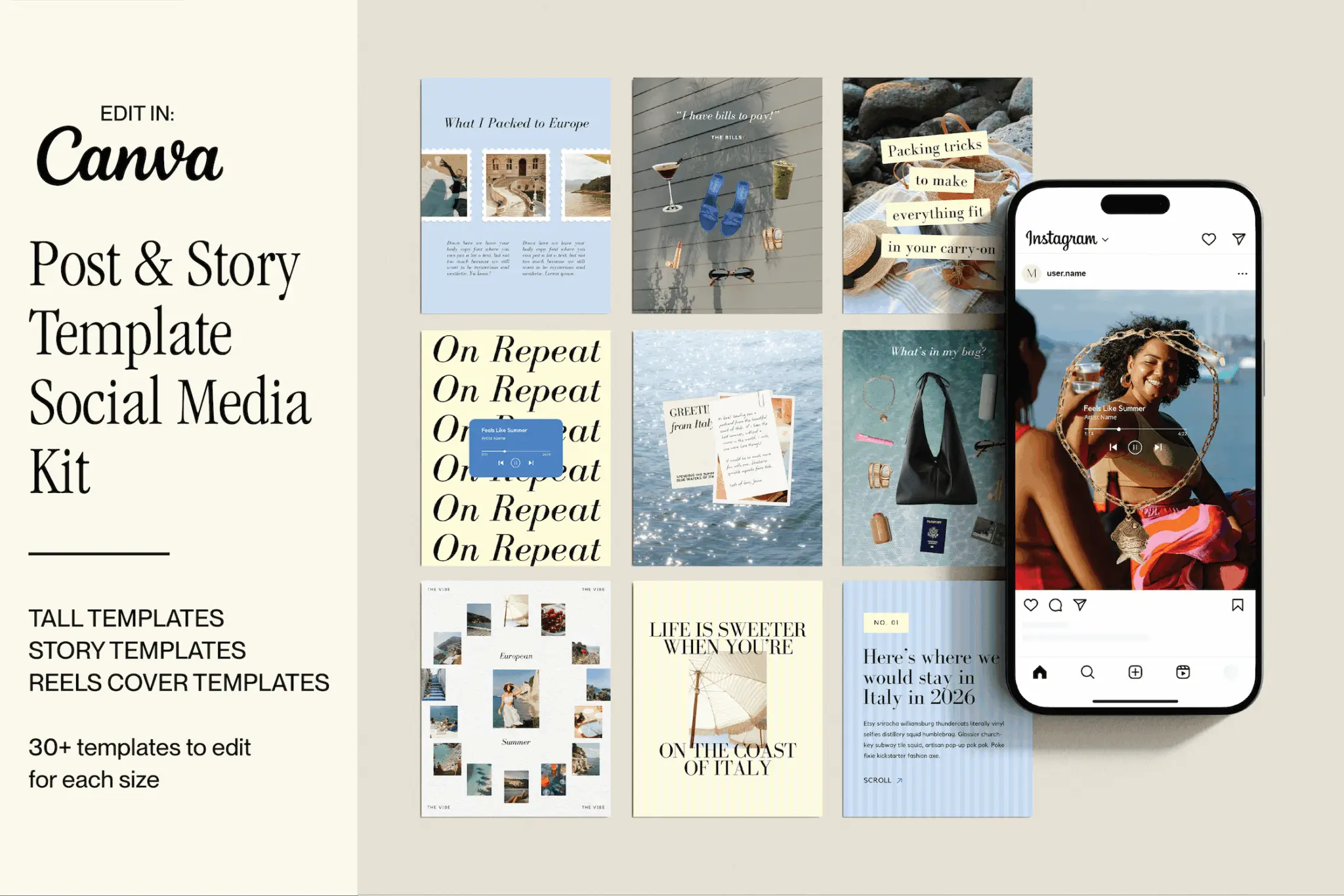 Brand & Bloom – Blue Skies Social Media Kit
