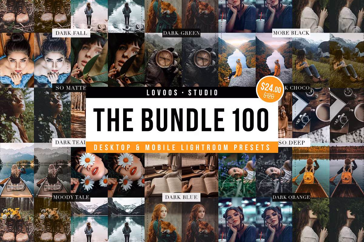 THE BUNDLE 100 – Lightroom Presets