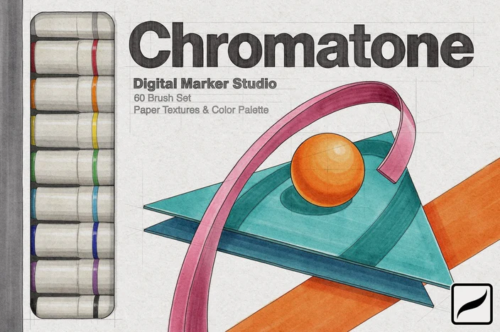 RetroSupply – Chromatone Marker Studio for Procreate