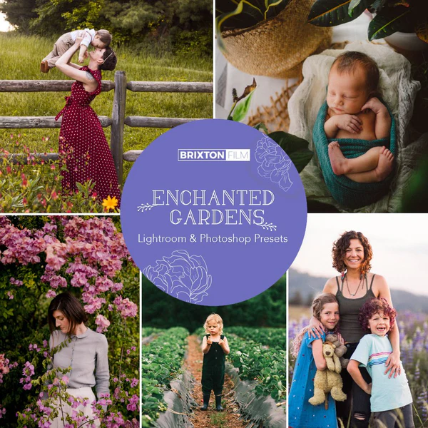 The Luxe Lens – Enchanted Gardens Lightroom Presets – Desktop