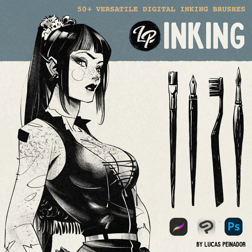 Lucas Peinador – LP Inking Brushes