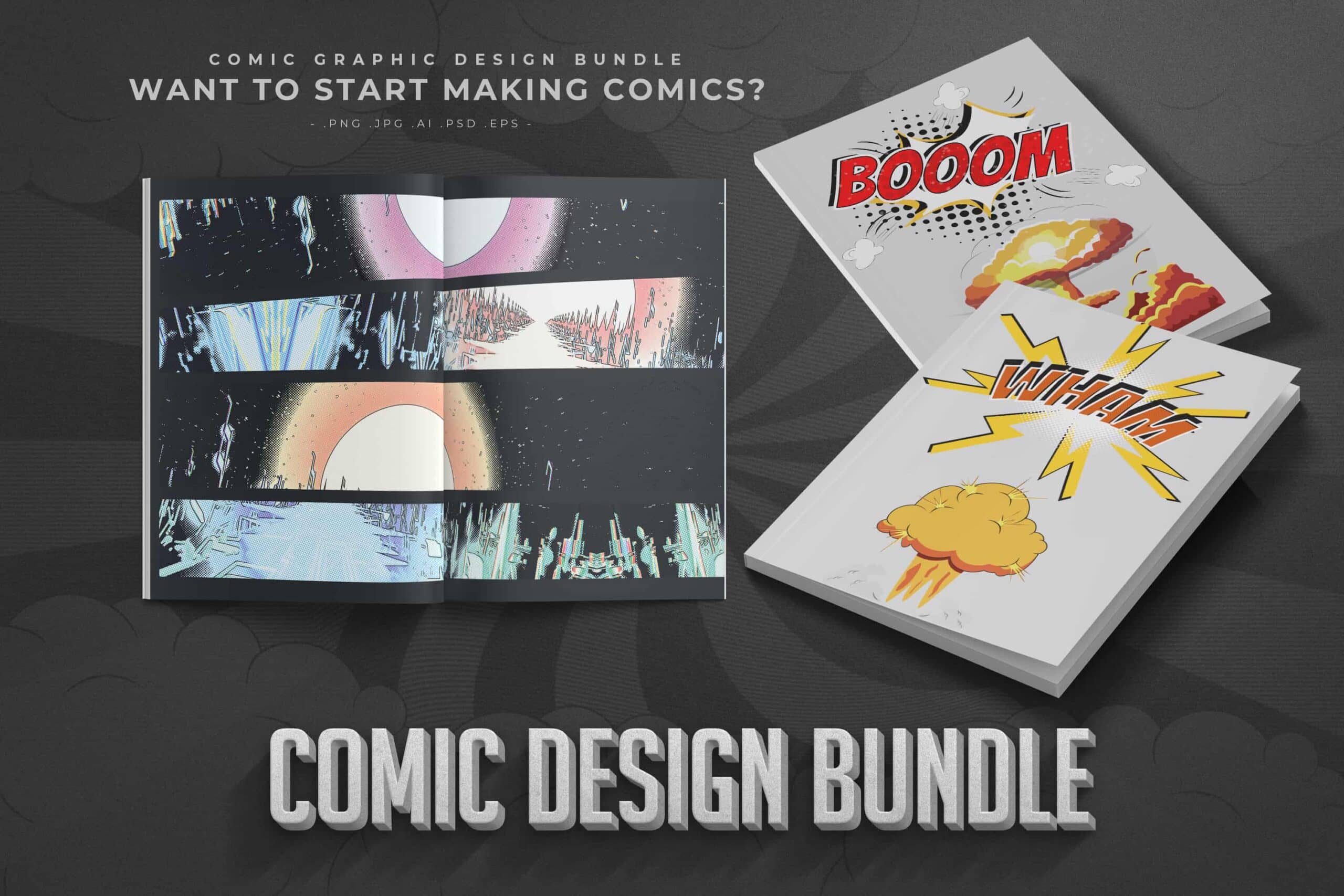 Eldamar Studio – Comic Graphic Design Bundle