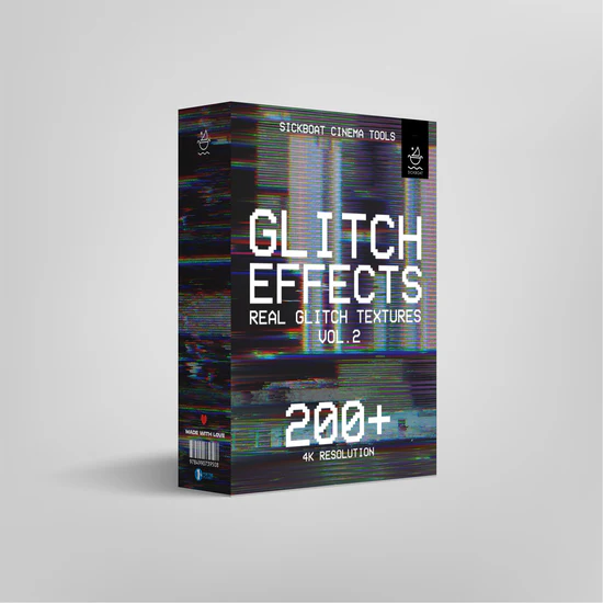 Sickboat – Glitch Effects: Real Glitch Texture Overlays (Vol. 2)