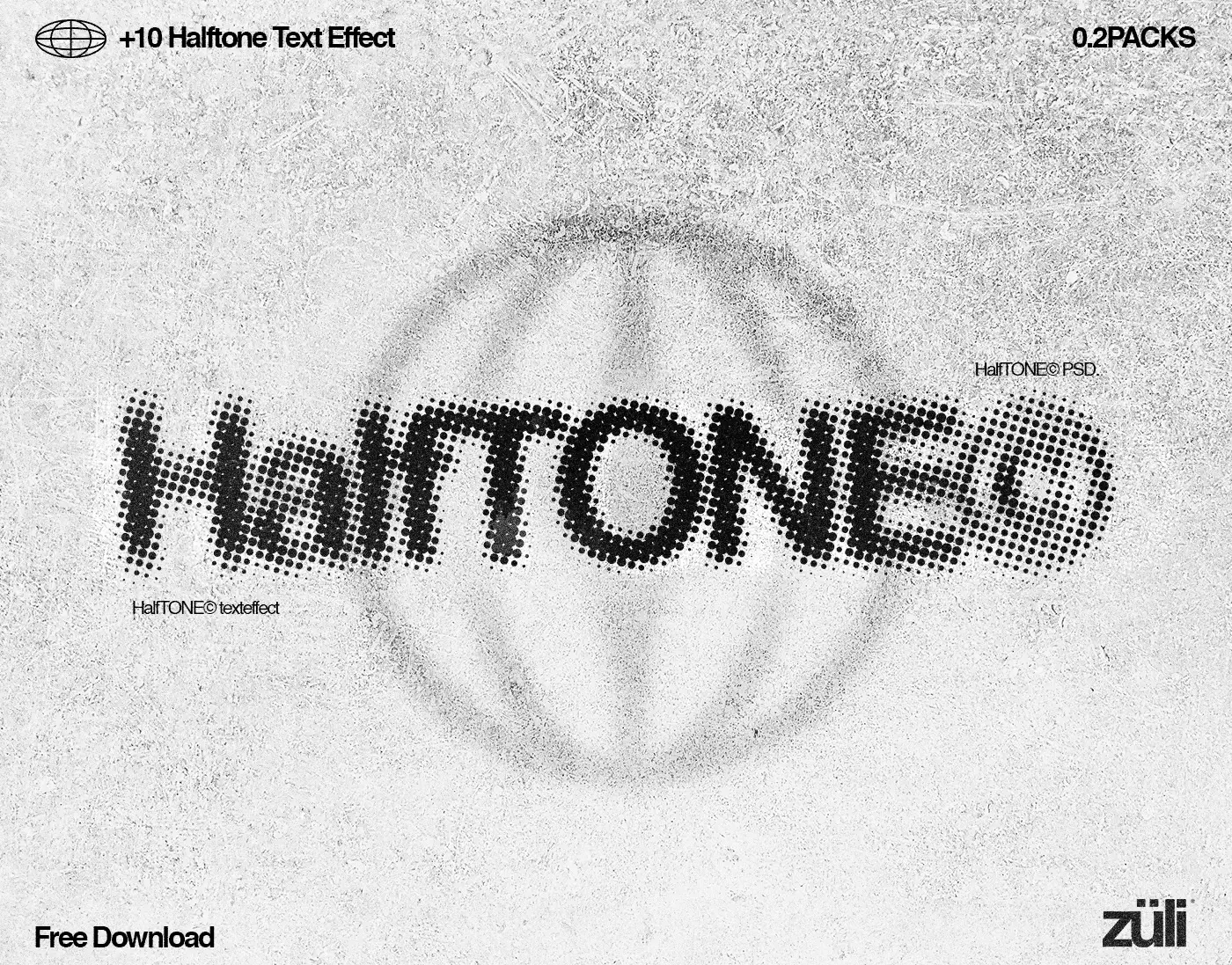 züli – Halftone Text Effect