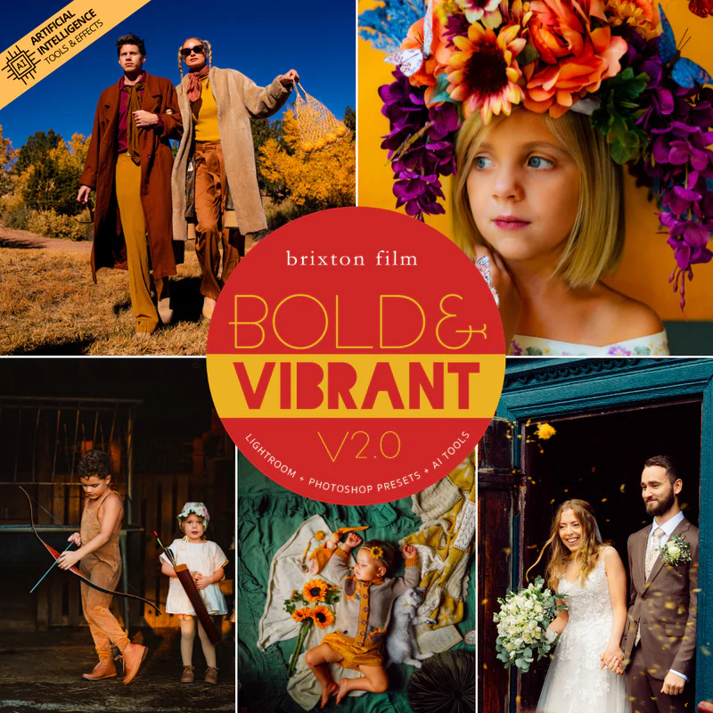 The Luxe Lens – Bold & Vibrant 2.0 Lightroom Presets & AI Powered Tools – Desktop