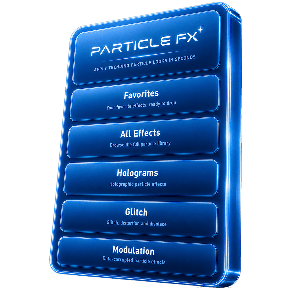 Editing Visuals – PARTICLE FX