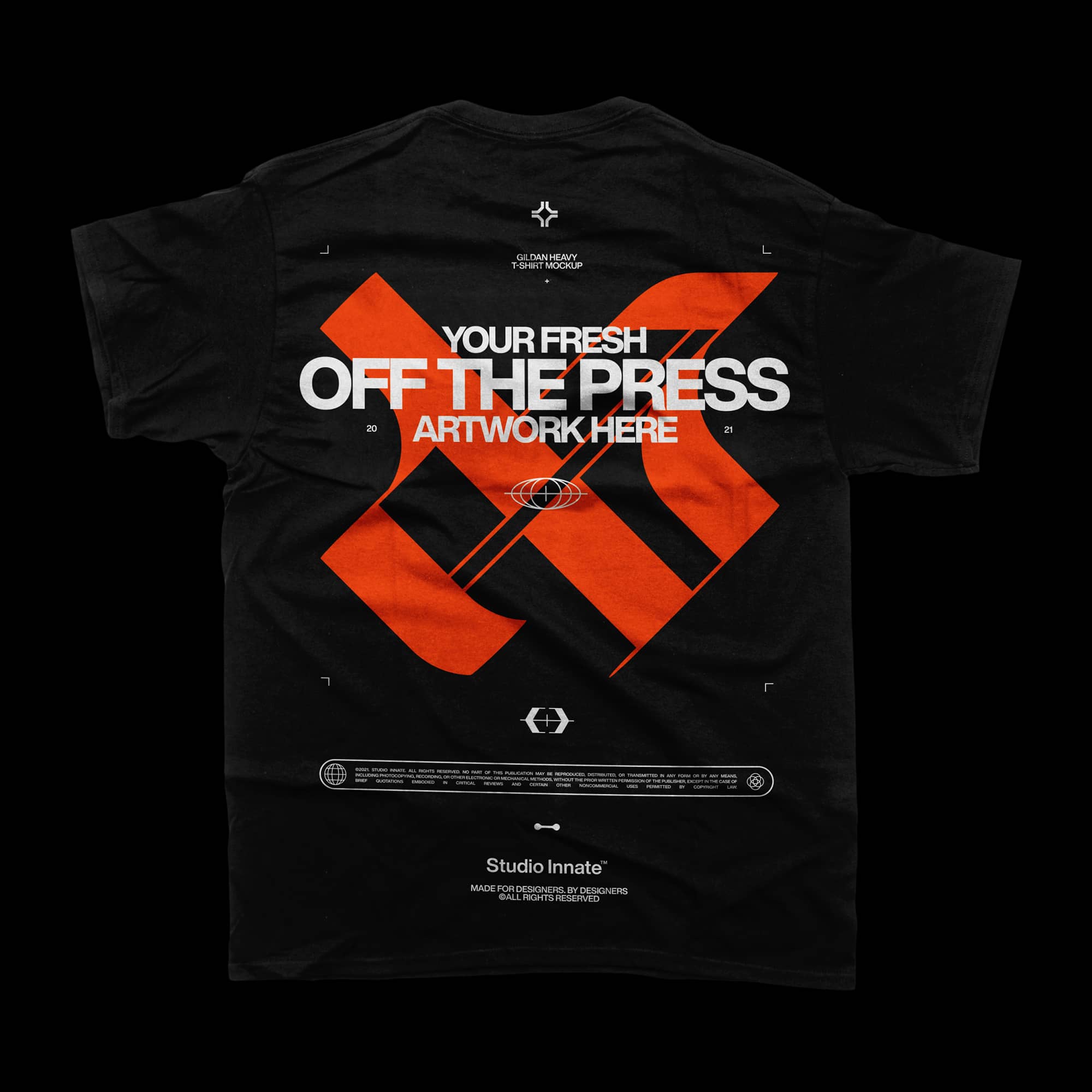 Studio Innate – Gildan Heavy T-Shirt Mockup