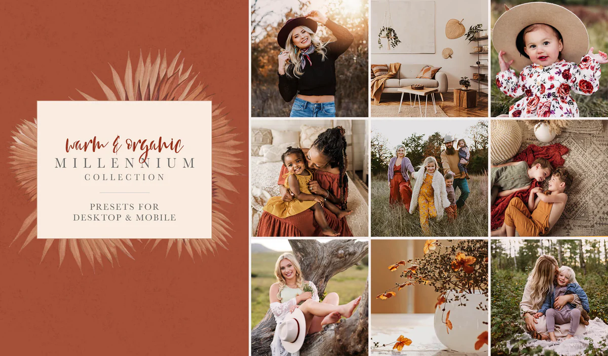 Pretty Presets – Warm & Organic Millennium Preset Collection