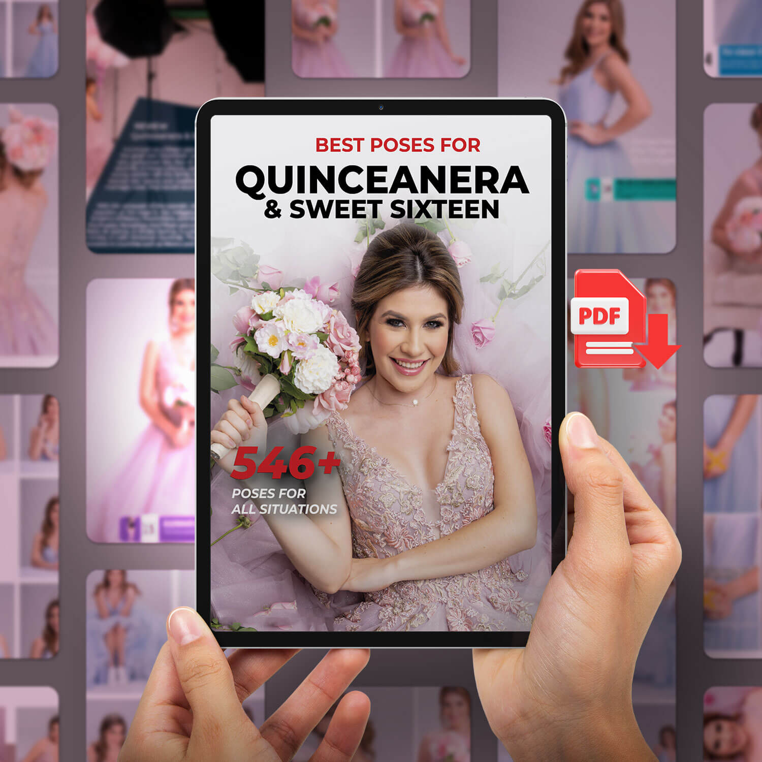 Studio Guti – The 546 Poses for Quinceanera – Digital Book