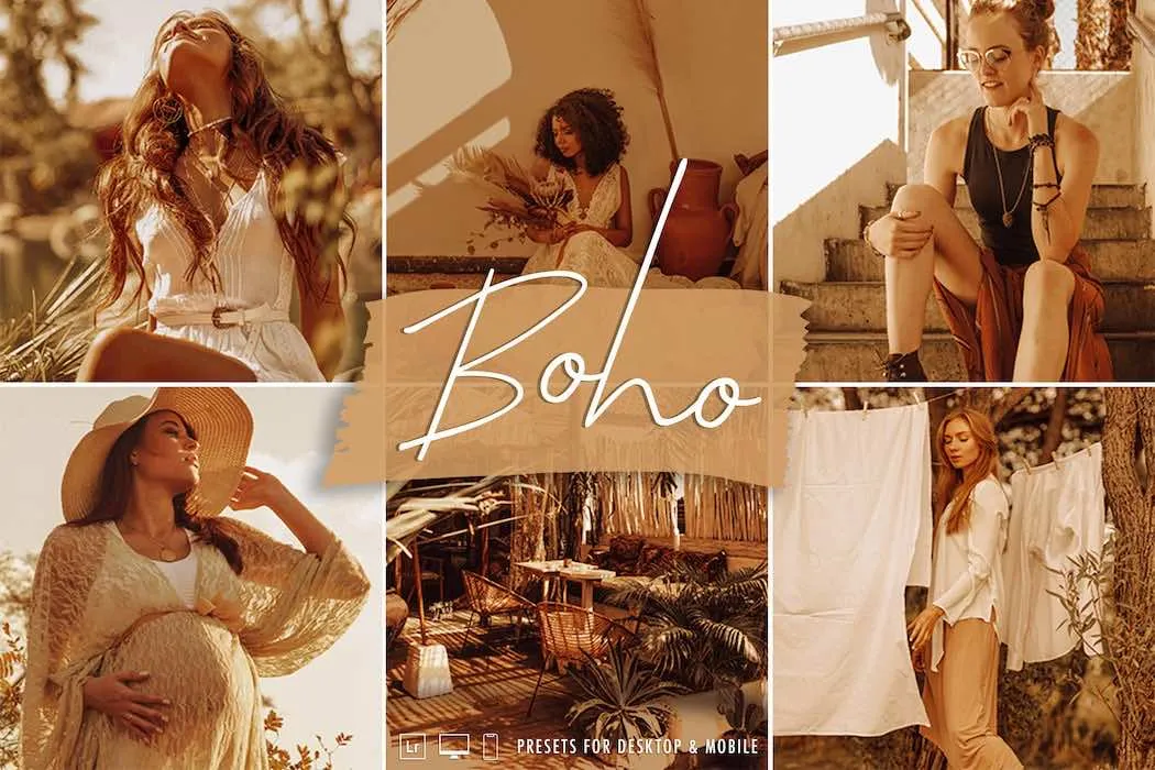 Signature Edits – The Boho & Brown Lightroom Preset Collection