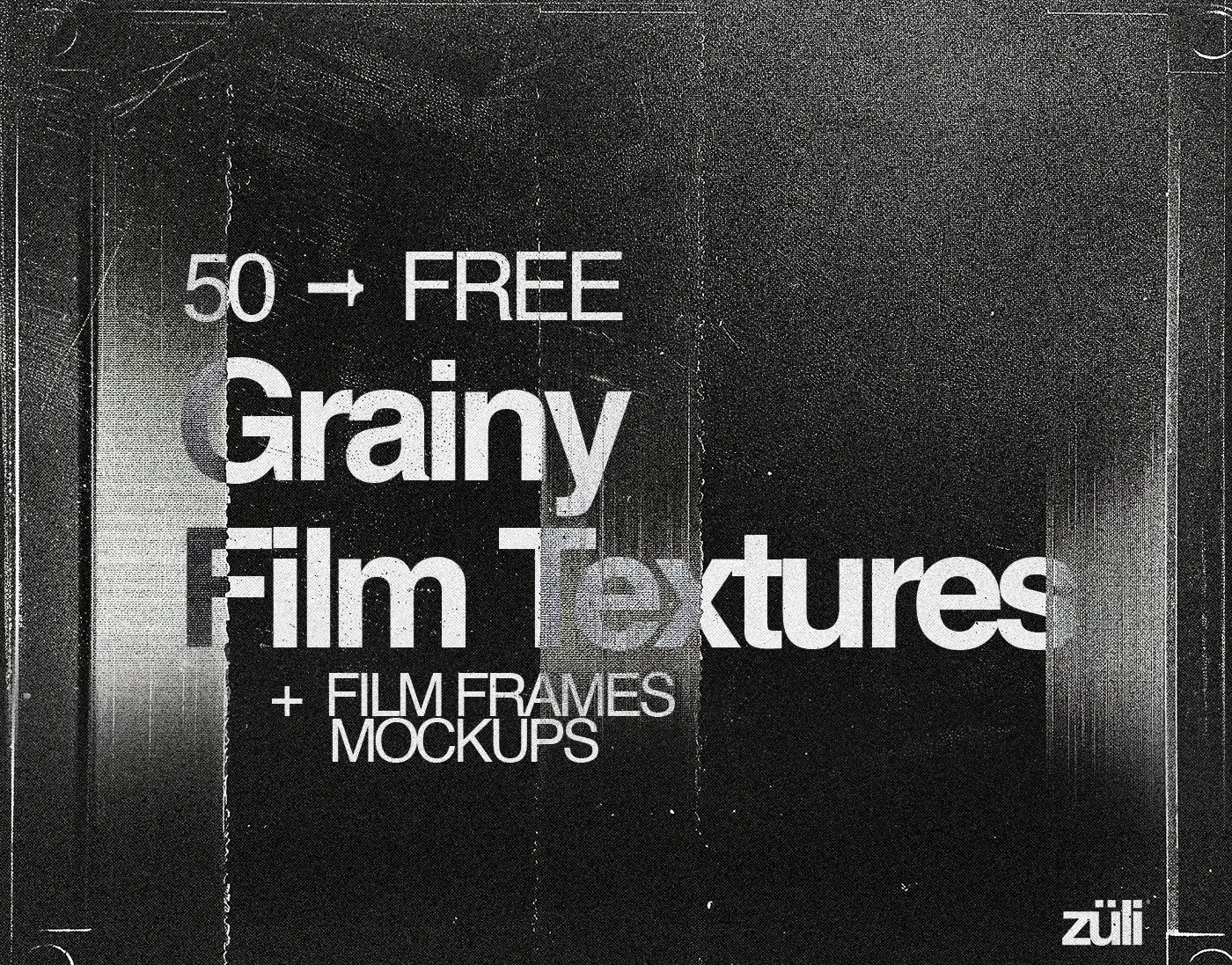 züli – 50 Grainy Film Textures Frames Pack