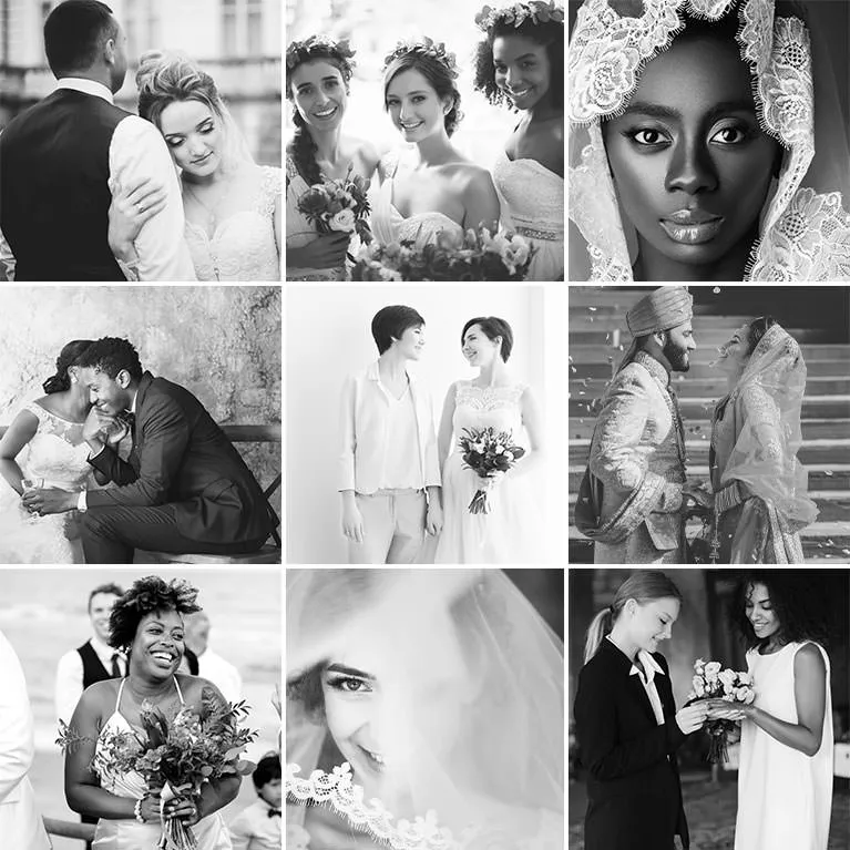 PHLEARN – Black and White Wedding LUTs for Photo & Video
