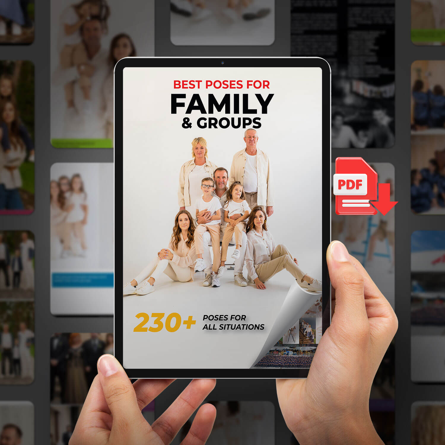 Studio Guti – The 230 Best Poses for Family & Groups – Digital Book
