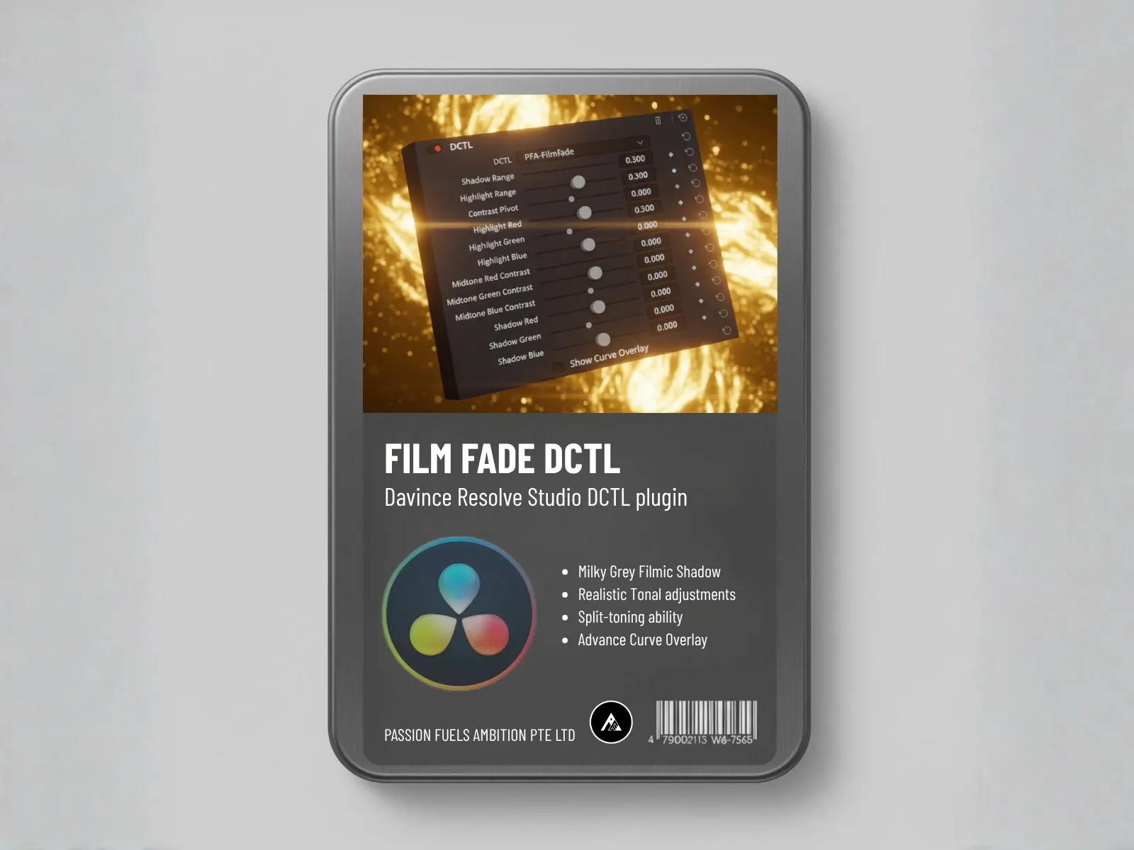 Passion Fuels Ambition – FilmFade DCTL: Advanced Cinematic Gray & Split Toning Tool