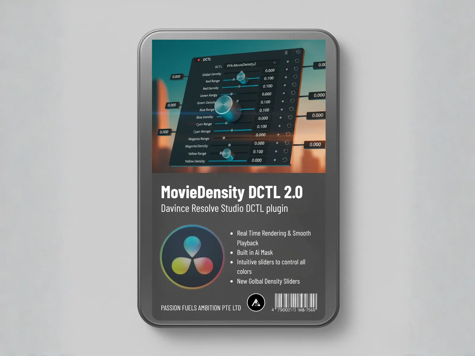 Passion Fuels Ambition – Movie Density DCTL: Film Color Depth & Subtractive Saturation Tool