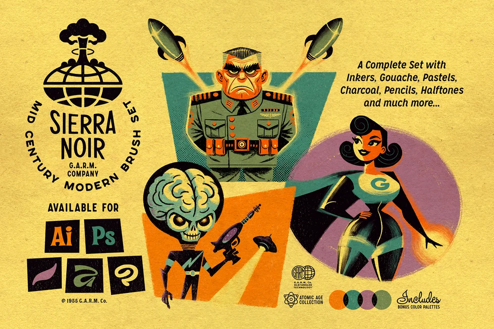 G.A.R.M. Company – Sierra Noir for Photoshop