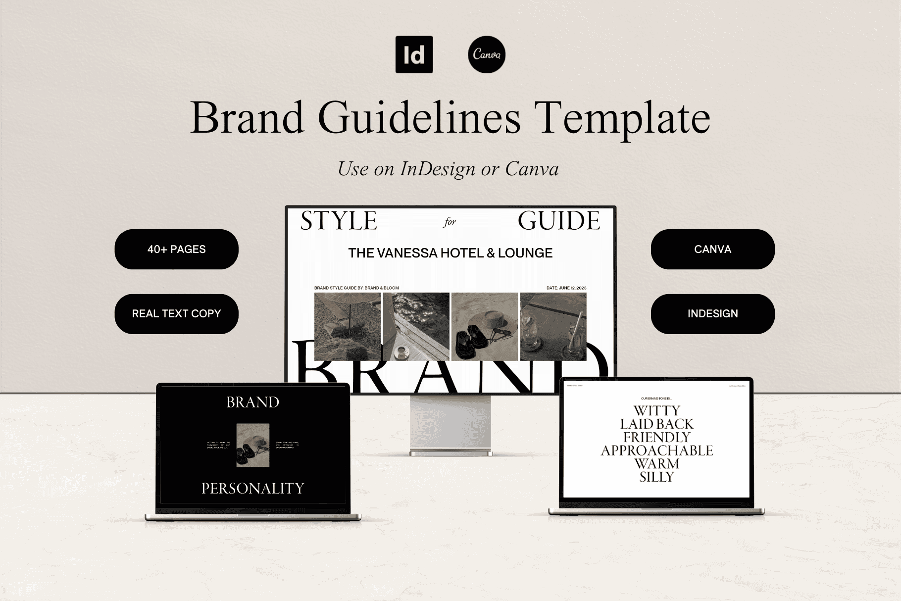 Brand & Bloom – Luxury Brand Style Guide Template