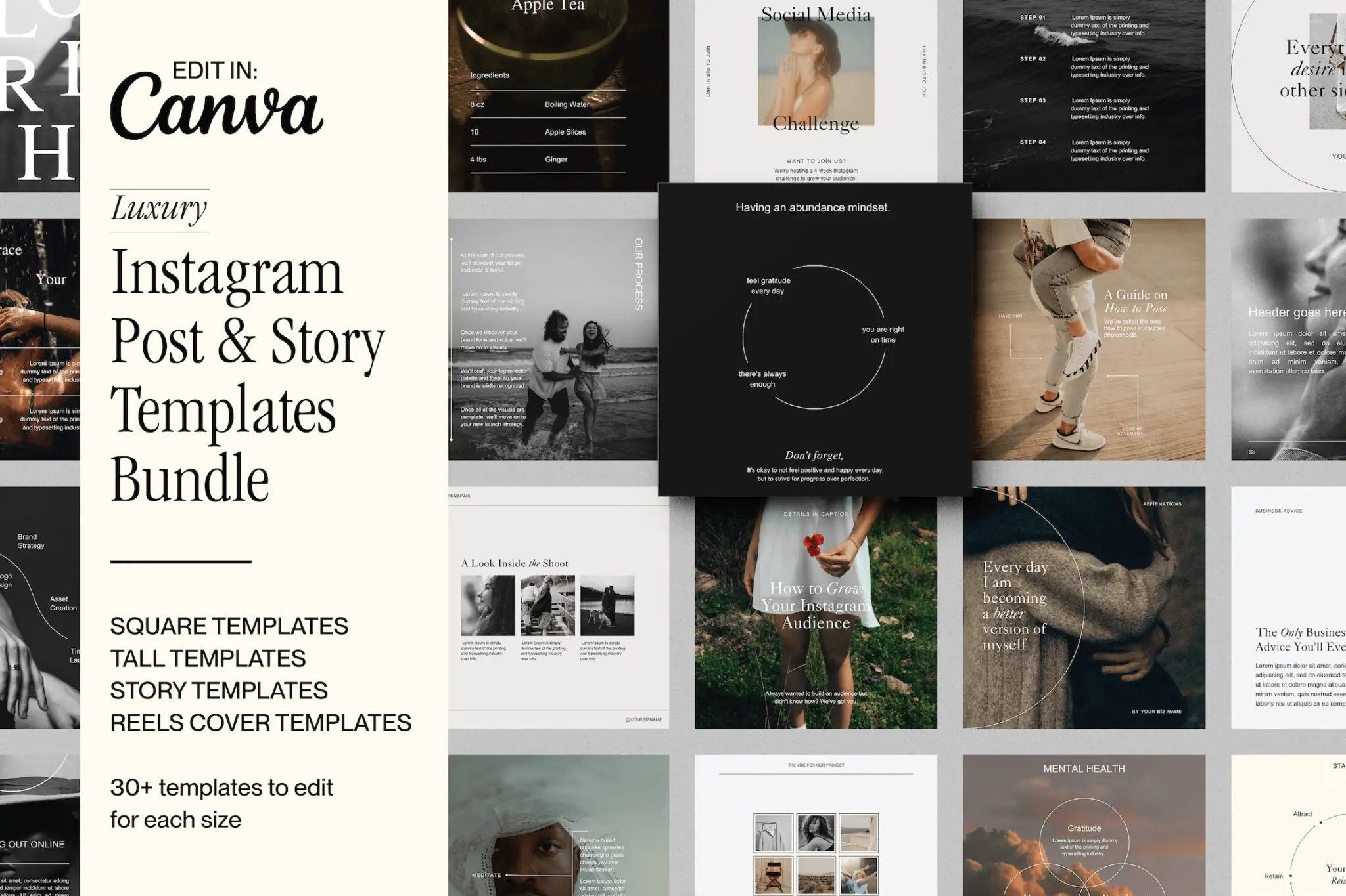 Brand & Bloom – Luxury Social Media Templates Pt. 2