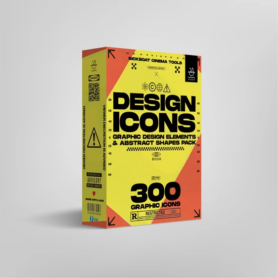 Sickboat – Design Icons: Graphic Design Elements + Abstract Shapes Pack