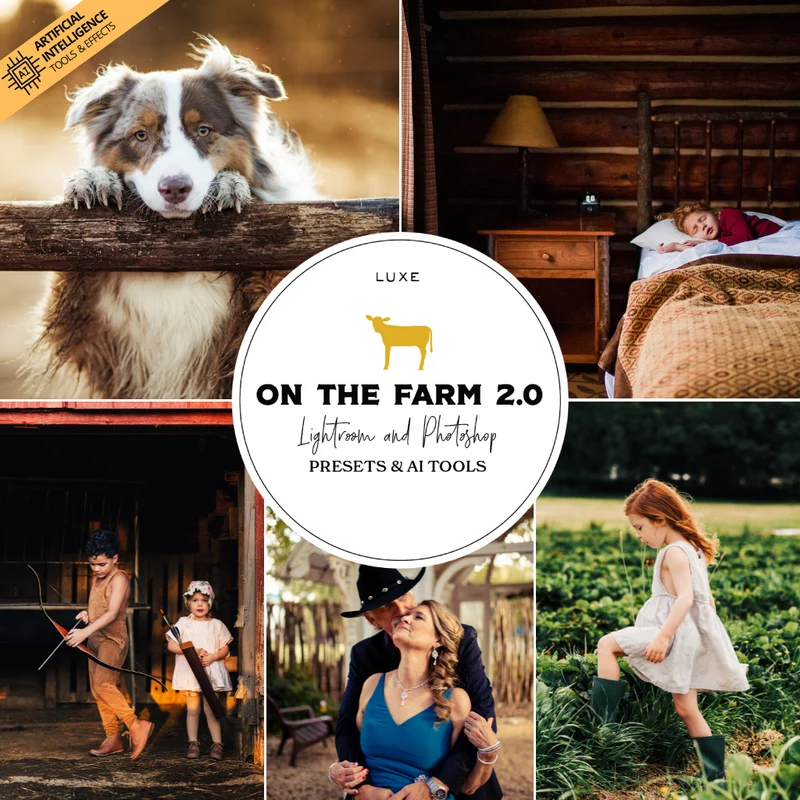 The Luxe Lens – On the Farm 2.0 Lightroom Presets & AI Tools– Desktop